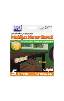 Mobilya Kenar Bandı Kendinden Yapışkanlı 18 Mm 5 Metre Koyu Kahve Mobilya Kenar Bandı Kendinden Yapışkanlı 18 Mm 5 Metre Koyu Kahve