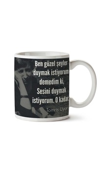Tomris Uyar Sesini Duymak İstiyorum İki Tarafı Baskılı Kupa Bardak Çok Renkli Tomris Uyar Sesini Duymak İstiyorum İki Tarafı Baskılı Kupa Bardak Çok Renkli