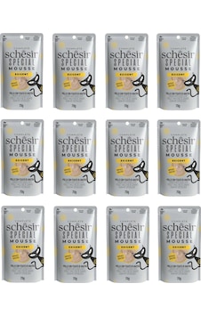 Schesir Pouch Exigent Tavuk ve Ördek Karaciğerli Kedi Yaş Maması 12 x 70 G Schesir Pouch Exigent Tavuk ve Ördek Karaciğerli Kedi Yaş Maması 12 x 70 G