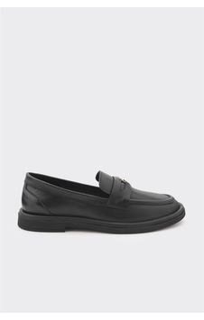 Derinet Tokalı Kadın Loafer Siyah Siyah Derinet Tokalı Kadın Loafer Siyah Siyah