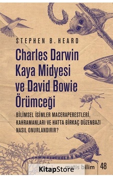 Kitapstore Charles Darwin Kaya Midyesi ve David Bowie Örümceği / Stephen ...