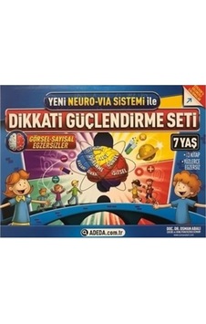 Yeni Neuro-Via Sistemi Ile Dikkati Güçlendirme Seti 7 Yaş (3 Kita Yeni Neuro-Via Sistemi Ile Dikkati Güçlendirme Seti 7 Yaş (3 Kita