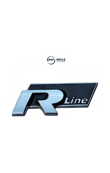 R-Line Demir Krom Arma Logo Sticker R-Line Demir Krom Arma Logo Sticker