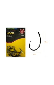 Powerex G-carp Sazan İğnesi No:2 10 Adet Powerex G-carp Sazan İğnesi No:2 10 Adet
