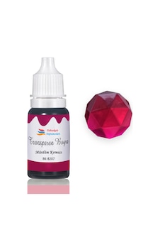 Epoksi Reçine Transparan Boya Pigment Şeffaf Epoksi Boyası 20 Ml Mürdüm Kırmızı - 8207 Epoksi Reçine Transparan Boya Pigment Şeffaf Epoksi Boyası 20 Ml Mürdüm Kırmızı - 8207