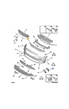 Opel Corsa F 2021- Ön Tampon Alt Deflektörü Oem No 9829531680