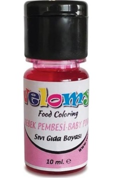 Velomy Sıvı Gıda Boyası Bebek Pembe 10 ML