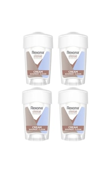 Rexona Clinical Clean Stick Clinical Protection Shower Clean Kadın Stick Deodorant 45 ML x 4