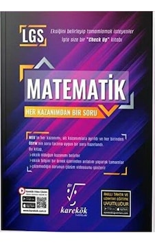8. Sınıf Her Kazanımdan Bir Soru Matematik 8. Sınıf Her Kazanımdan Bir Soru Matematik