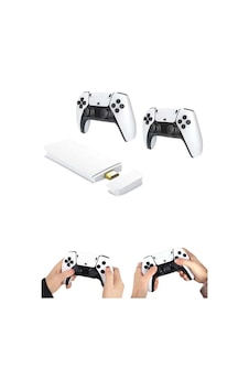 Buğz 4k Hd Görüntü Kaliteli Retro Game Stick 20000 Oyunlu Çift Kollu Beyaz Game Stick Buğz 4k Hd Görüntü Kaliteli Retro Game Stick 20000 Oyunlu Çift Kollu Beyaz Game Stick