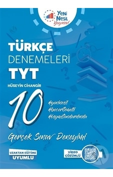 Yeninesil Yks Tyt Türkçe 10 Deneme Sınavı Video Çözümlü Yeninesil Yks Tyt Türkçe 10 Deneme Sınavı Video Çözümlü