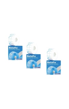 Betafix Fix Flaster Esnek Sabitleme Bandı 5 M x 2.5 CM 3 Adet Betafix Fix Flaster Esnek Sabitleme Bandı 5 M x 2.5 CM 3 Adet