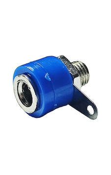 Elektronikport-4Mm Born Jak Dişi Soket Mini Boy Mavi Banana Jack Uyumlu Elektronikport-4Mm Born Jak Dişi Soket Mini Boy Mavi Banana Jack Uyumlu