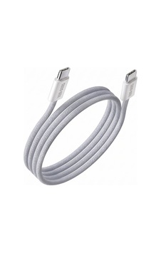 Ven-dens Vd-dca04 60 W Pd Type-c To Type-c Manyetik Hızlı Şarj Ve Veri Kablosu, 1 Metre, Kumaş, Gri Ven-dens Vd-dca04 60 W Pd Type-c To Type-c Manyetik Hızlı Şarj Ve Veri Kablosu, 1 Metre, Kumaş, Gri