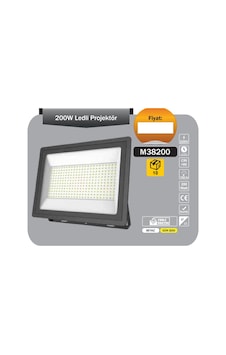 200 W Led Projektör Erkled M38200 Beyaz 200 W Led Projektör Erkled M38200 Beyaz