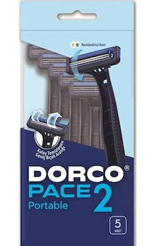 Dorco Pace 2 Bıçaklı Portatable 5'li Paket