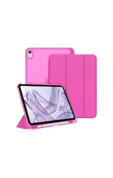 Apple iPad Uyumlu 11. A16 11inç/10. 10.9inç İle Uyumlu Kılıf Cover Kalem Bölmeli Pc Case Pembe Koyu Sku: Zeusb0dwn7vlc9 Arka Kapak