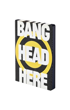 Nuuna Gri Noktalı A5 Defter Bang Head Here 54464 Çok Renkli Nuuna Gri Noktalı A5 Defter Bang Head Here 54464 Çok Renkli