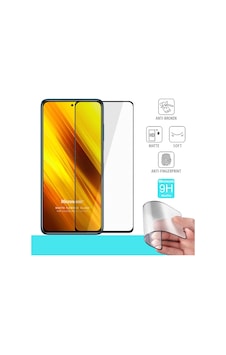 Microsonic Xiaomi Poco X3 Pro Seramik Matte Flexible Ekran Koruyucu Siyah Microsonic Xiaomi Poco X3 Pro Seramik Matte Flexible Ekran Koruyucu Siyah