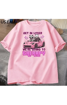 Flood Of Style Kaybeden Olsun Biz Gidiyor Terapi Rakun Komik T Shirt Trendy Y2k Zihinsel Sağlık T Shirt Erke Pembe Flood Of Style Kaybeden Olsun Biz Gidiyor Terapi Rakun Komik T Shirt Trendy Y2k Zihinsel Sağlık T Shirt Erke Pembe