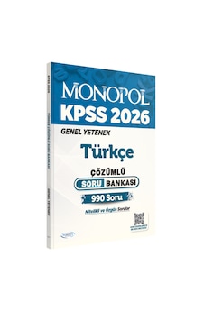2026 Kpss Türkçe Çözümlü Soru Bankası Monopol Yayınları 2026 Kpss Türkçe Çözümlü Soru Bankası Monopol Yayınları