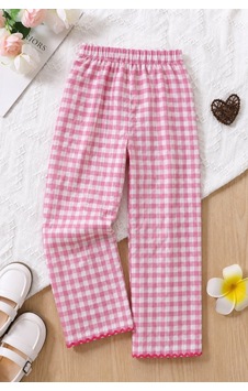 Fesshera Kids Kız Çocuk Alt %100 Pamuk Gofre Kumaş Cepsiz Beli Lastikli Pembe Fesshera Kids Kız Çocuk Alt %100 Pamuk Gofre Kumaş Cepsiz Beli Lastikli Pembe