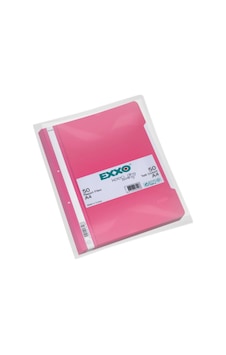 Exxo Telli Dosya Pp Pastel A4 Pembe 50 Li Paket Exxo Telli Dosya Pp Pastel A4 Pembe 50 Li Paket