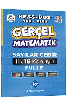 Gerçel Matematik KPSS DGS AGS ALES Sayılar Cebir İlk 15 Konuyu Fulle Gerçel Matematik KPSS DGS AGS ALES Sayılar Cebir İlk 15 Konuyu Fulle