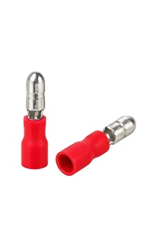 Sh Powermaster Pm-39072 0,5-1,5mm2 Kesit 21x4x4mm Soket Kırmızı İzoleli Kablo Pabucu 100'lü Paket Najmaddin