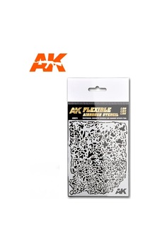 Ak 9079 1/20,1/24,1/35 Esnek Boya Şablonu Ak 9079 1/20,1/24,1/35 Esnek Boya Şablonu