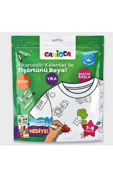 Carioca Boyanabilir Tişört-keçeli Kalem 7-8 Yaş Ln-80009 Beyaz Carioca Boyanabilir Tişört-keçeli Kalem 7-8 Yaş Ln-80009 Beyaz