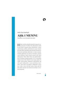 Aşkı Memnu - Halid Ziya Uşaklıgil - Turkuvaz Aşkı Memnu - Halid Ziya Uşaklıgil - Turkuvaz