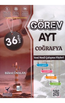 YKS AYT Coğrafya Yeni Nesil Çalışma Föyleri 36 Hafta - Bülent Ünalan - Armada Yayınları YKS AYT Coğrafya Yeni Nesil Çalışma Föyleri 36 Hafta - Bülent Ünalan - Armada Yayınları