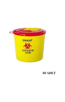 TIBBİ ATIK KOVASI 5LT - 10 ADET TIBBİ ATIK KOVASI 5LT - 10 ADET