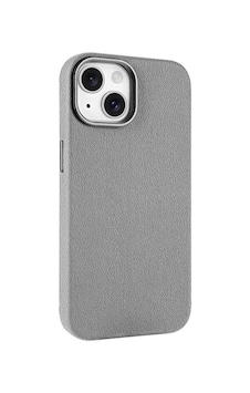 Apple Uyumlu iPhone 15 Kılıf Magsafe Şarj Özellikli Pu Deri Redclick Adora Kapak - Koyu Gri Apple Uyumlu iPhone 15 Kılıf Magsafe Şarj Özellikli Pu Deri Redclick Adora Kapak - Koyu Gri