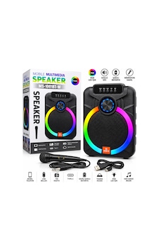 Go İthalat 10 Inc Karaoke Mikrofonlu Speaker Hoparlör Bt - Sd - Usb Sarjlı Rgb Işıklı Dc 5v - Aux Ms Go İthalat 10 Inc Karaoke Mikrofonlu Speaker Hoparlör Bt - Sd - Usb Sarjlı Rgb Işıklı Dc 5v - Aux Ms