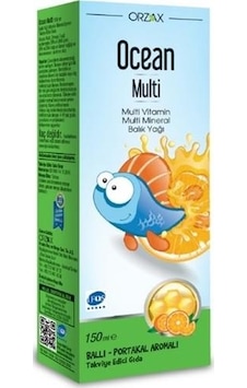 Ocean Multi Vitamin ve Balık Yağı 150 ML Ocean Multi Vitamin ve Balık Yağı 150 ML