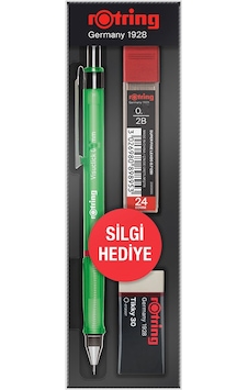 Rotring Visuclick Versatil Kalem Okul Seti 0.5 MM - Yeşil Rotring Visuclick Versatil Kalem Okul Seti 0.5 MM - Yeşil