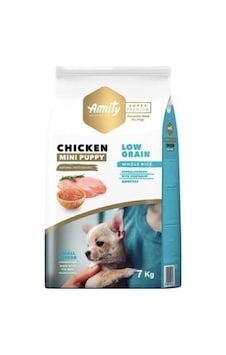 Amity Super Premium Az Tahıllı Tavuklu Küçük Irk Yavru Köpek Maması 7 Kg Amity Super Premium Az Tahıllı Tavuklu Küçük Irk Yavru Köpek Maması 7 Kg