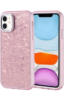 Apple Uyumlu iPhone 11 Kılıf Taşlı Tasarımlı Zore Kapi Kapak Pembe Apple Uyumlu iPhone 11 Kılıf Taşlı Tasarımlı Zore Kapi Kapak Pembe