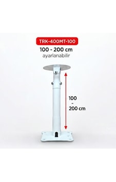 Electroon Trk-400mt-100 Teleskopik Uzatma Tavan Ayak 100cm+100cm Electroon Trk-400mt-100 Teleskopik Uzatma Tavan Ayak 100cm+100cm