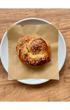 Ekşi Maya Tahinli Cevizli Çörek-4 Adet Ekşi Maya Tahinli Cevizli Çörek-4 Adet