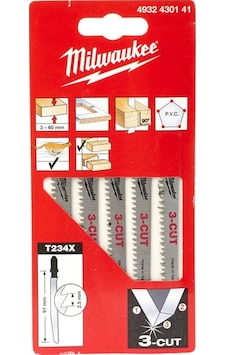 Milwaukee Ahşap Dekupaj Bıçağı T234x 91 Mm 5'li- 4932430141 Milwaukee Ahşap Dekupaj Bıçağı T234x 91 Mm 5'li- 4932430141