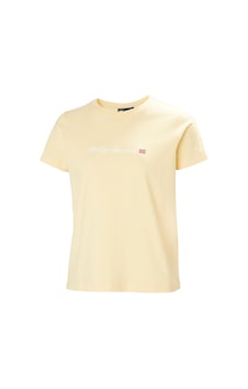 Helly Hansen W Core Graphıc T-shırt 2.0 Sarı