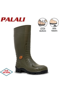 Palalı S5 Pvc Çizme Çelik Burunlu Ara Tabanlı