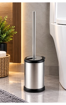 Dolumax Tuvalet Fırçası Akıllı Kapak Krom Dolumax Tuvalet Fırçası Akıllı Kapak Krom