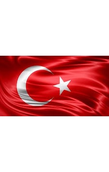 Türk Bayrağı Alpaka Kumaş 80X120