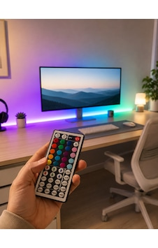 Rgb Şerit Led 5 Metre 5050 Smd Kumandalı Çok Renkli Ev Oda Tv Arkası Dekoratif Aydınlatma 1 Rgb Şerit Led 5 Metre 5050 Smd Kumandalı Çok Renkli Ev Oda Tv Arkası Dekoratif Aydınlatma 1