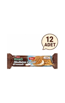 Burçak Hindistan Cevizli Kremalı Yulaflı Bisküvi 100 G X 12 Adet Burçak Hindistan Cevizli Kremalı Yulaflı Bisküvi 100 G X 12 Adet
