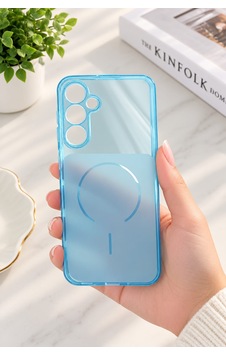 Samsung Galaxy A16 Uyumlu Mavi Şeffaf Silikon Samsung Galaxy A16 Uyumlu Mavi Şeffaf Silikon